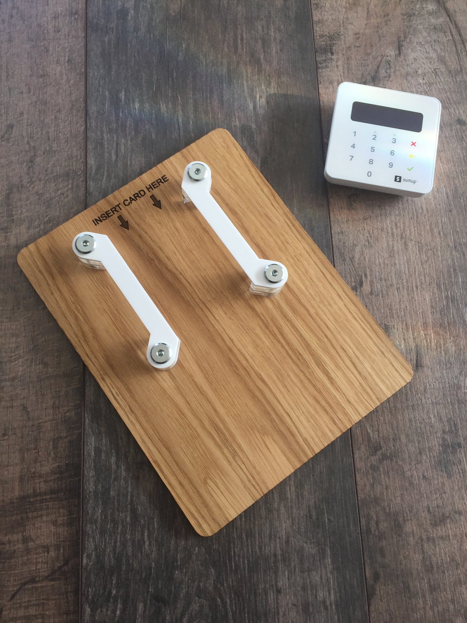 Sumup Air Card Reader Holder Stand in Oiled Oak Veneer Finish Etsy UK