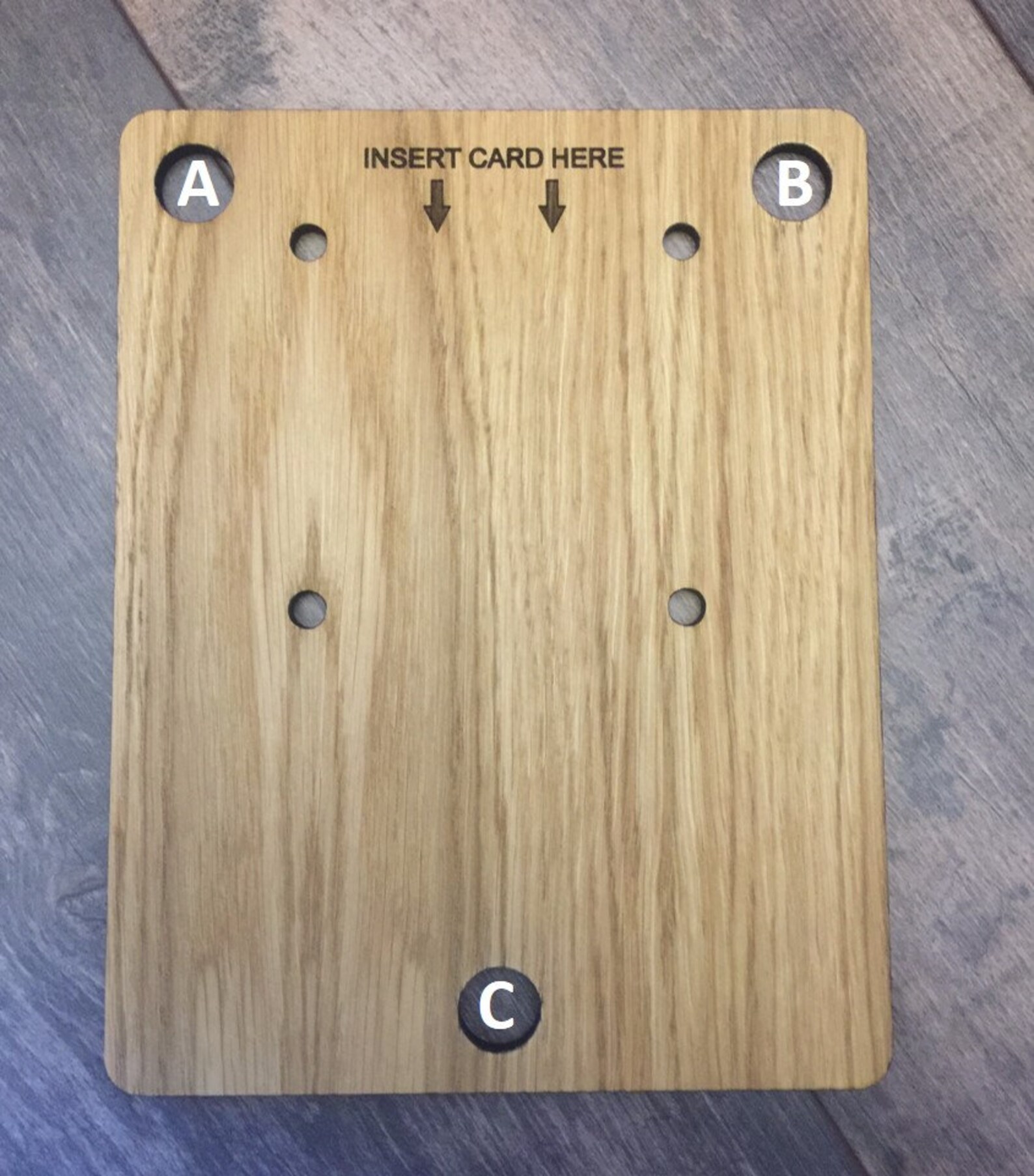 Sumup Air Card Reader Holder Stand in Oiled Oak Veneer Finish Etsy UK