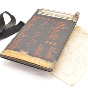 Porte-document vintage pour aviateur, from France