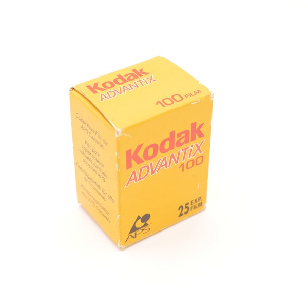 1 Kodak Advantix film 25 exposures 100 iso APS per 01/2006