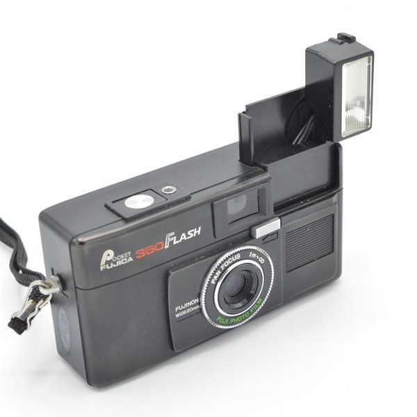 Appareil photo argentique Pocket Fujica 350 Flash avec housse