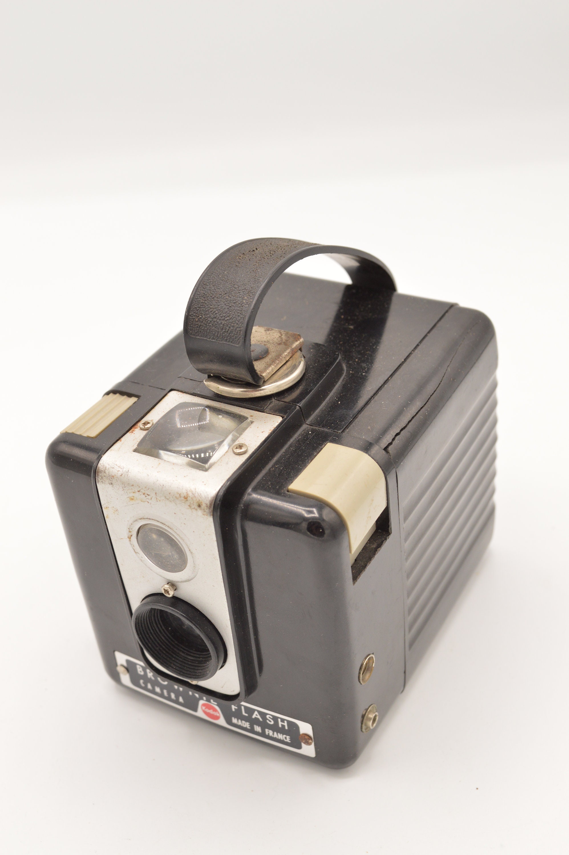 Appareil photo ancien Kodak Brownie + étui cuir – film 620 – vintage - Collection