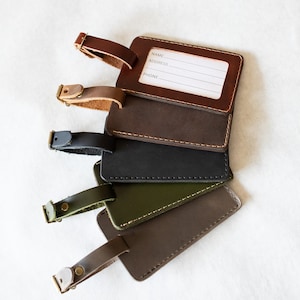 Leather Luggage Tag