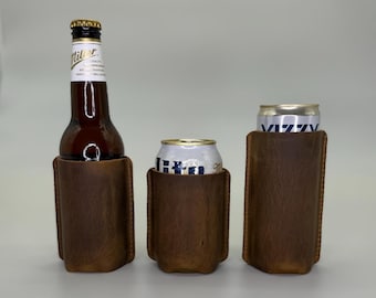 Leather Can Cooler