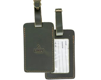 Leather Luggage Tag