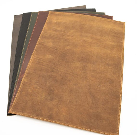 Full Grain Leather Placemat, Handcrafted Table Setting (18.25x13)
