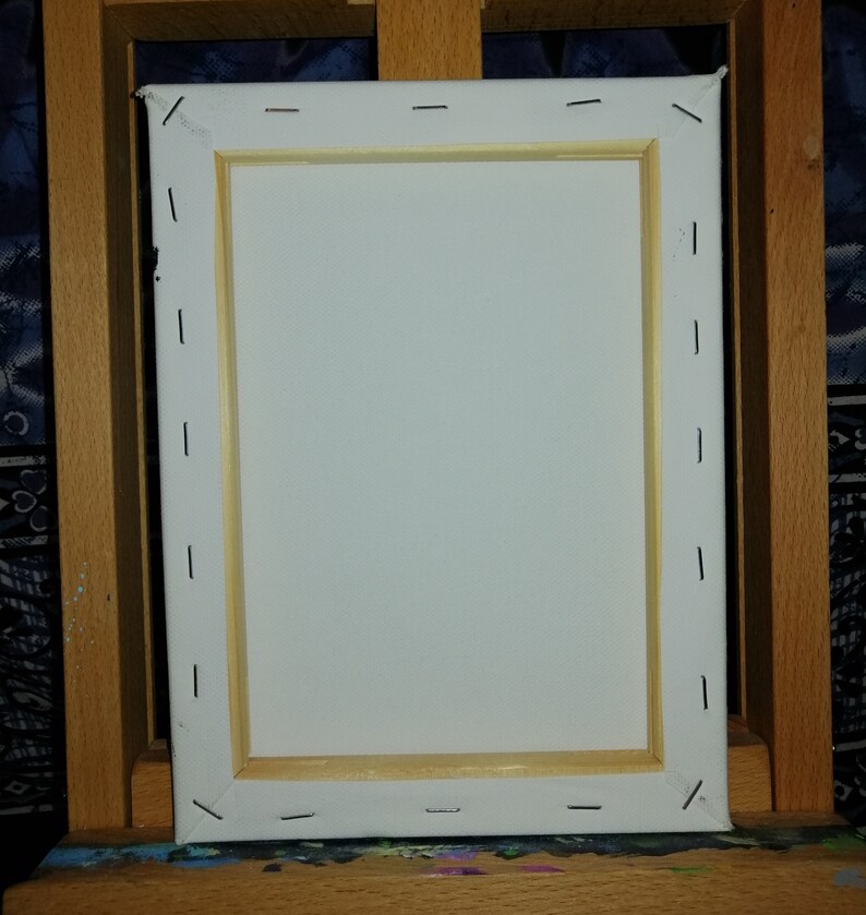 Original Psychedelic Hand Print Acrylic Painting