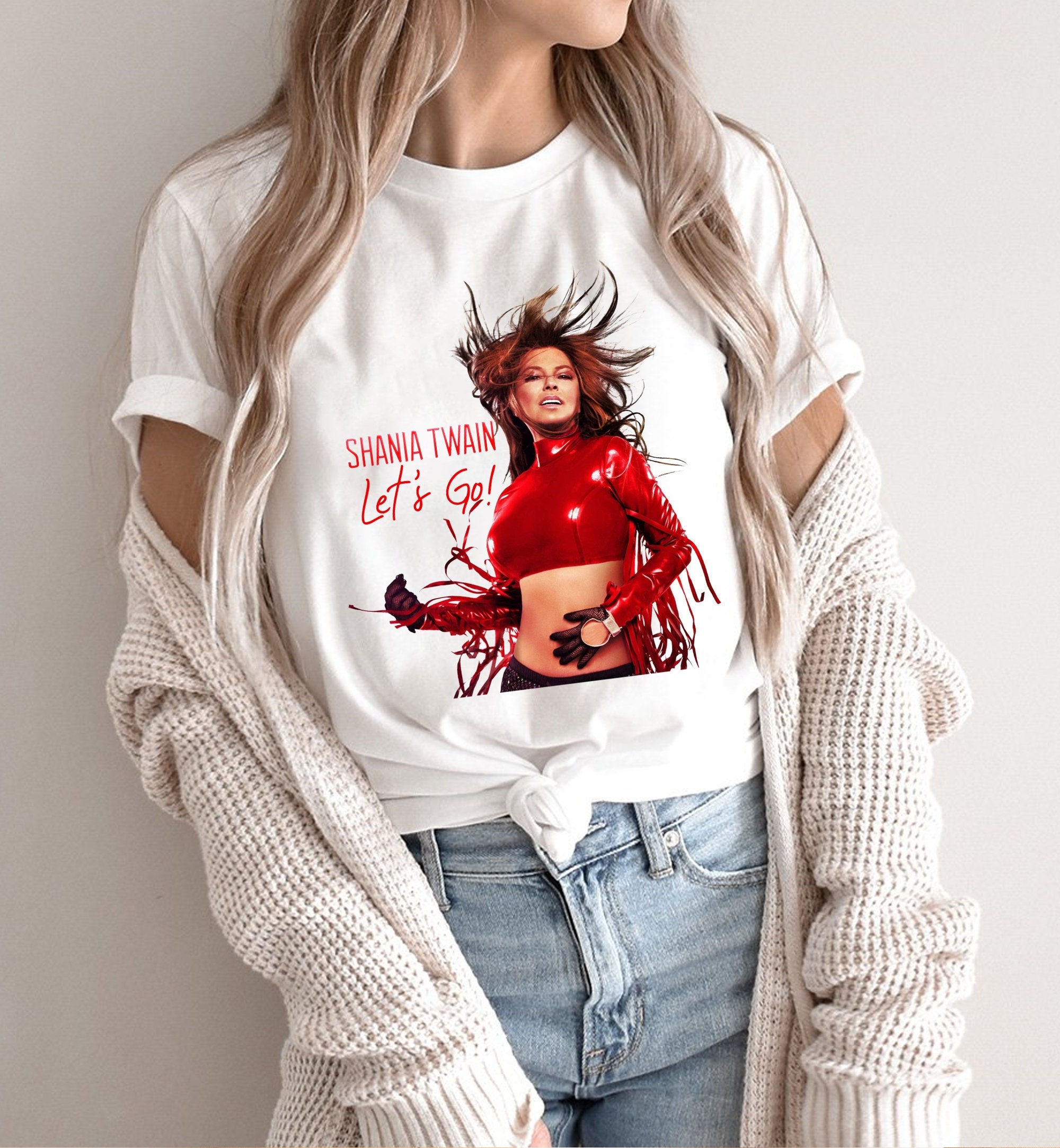 Discover Vintage 90s Shania Twain Shirt, Shania Twain Tee Shirt