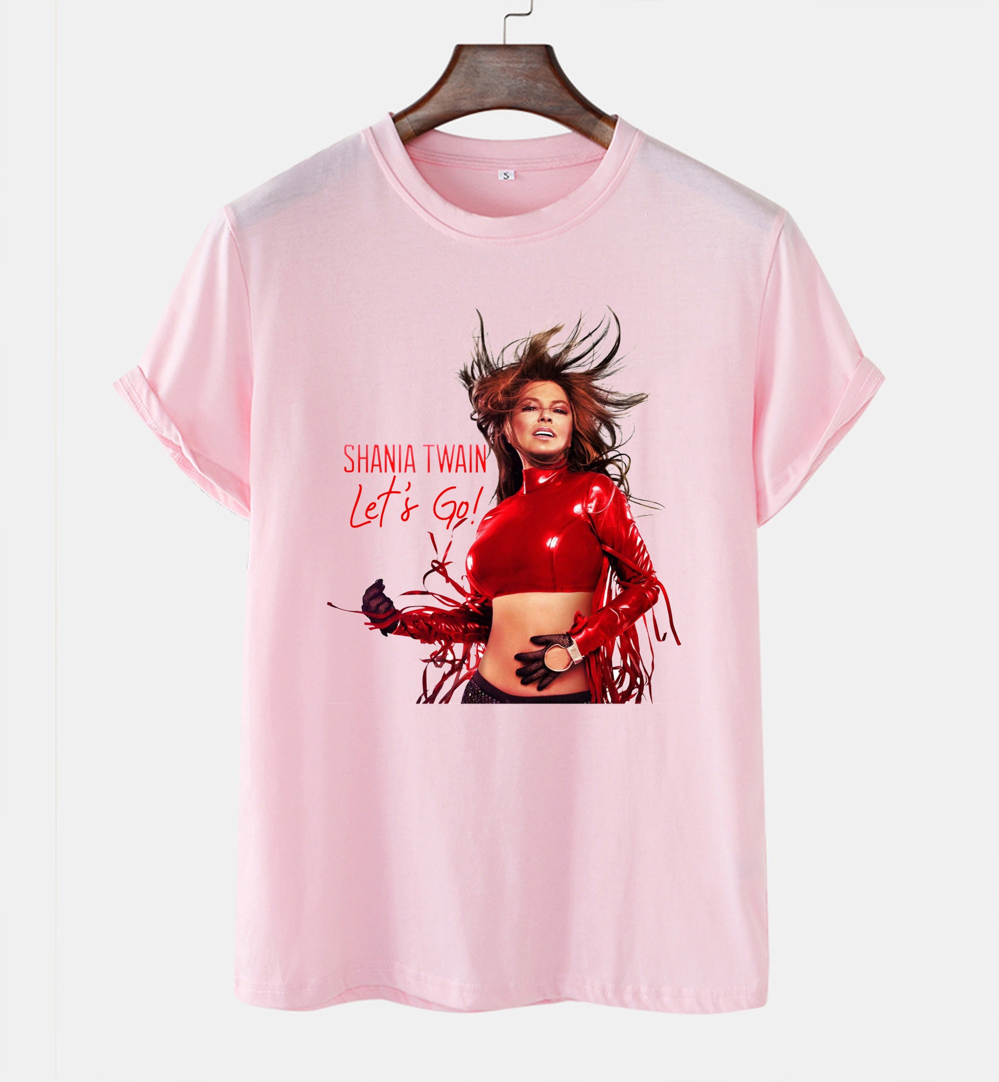 Vintage 90s Shania Twain Shirt, Shania Twain Tee Shirt, Let's Go Girls Vintage Graphic Tee