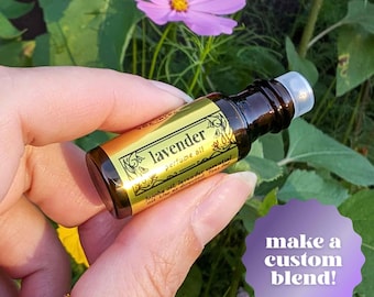 Essential Oil Roll-On Perfume: Vegan Jojoba Oil Blend, Travel Size