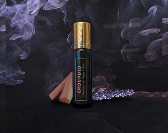 Perfume Roll-on com Óleos Essenciais | Vegano | Sândalo Suave e Lavanda