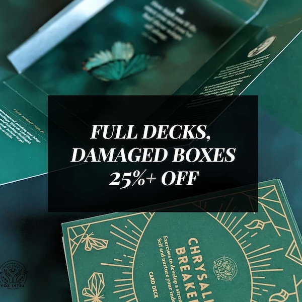 Full Decks in Damaged Packaging | Steep Discounts