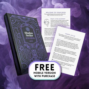 Baraja de cartas de trabajo con sombras de Buscador de sombras