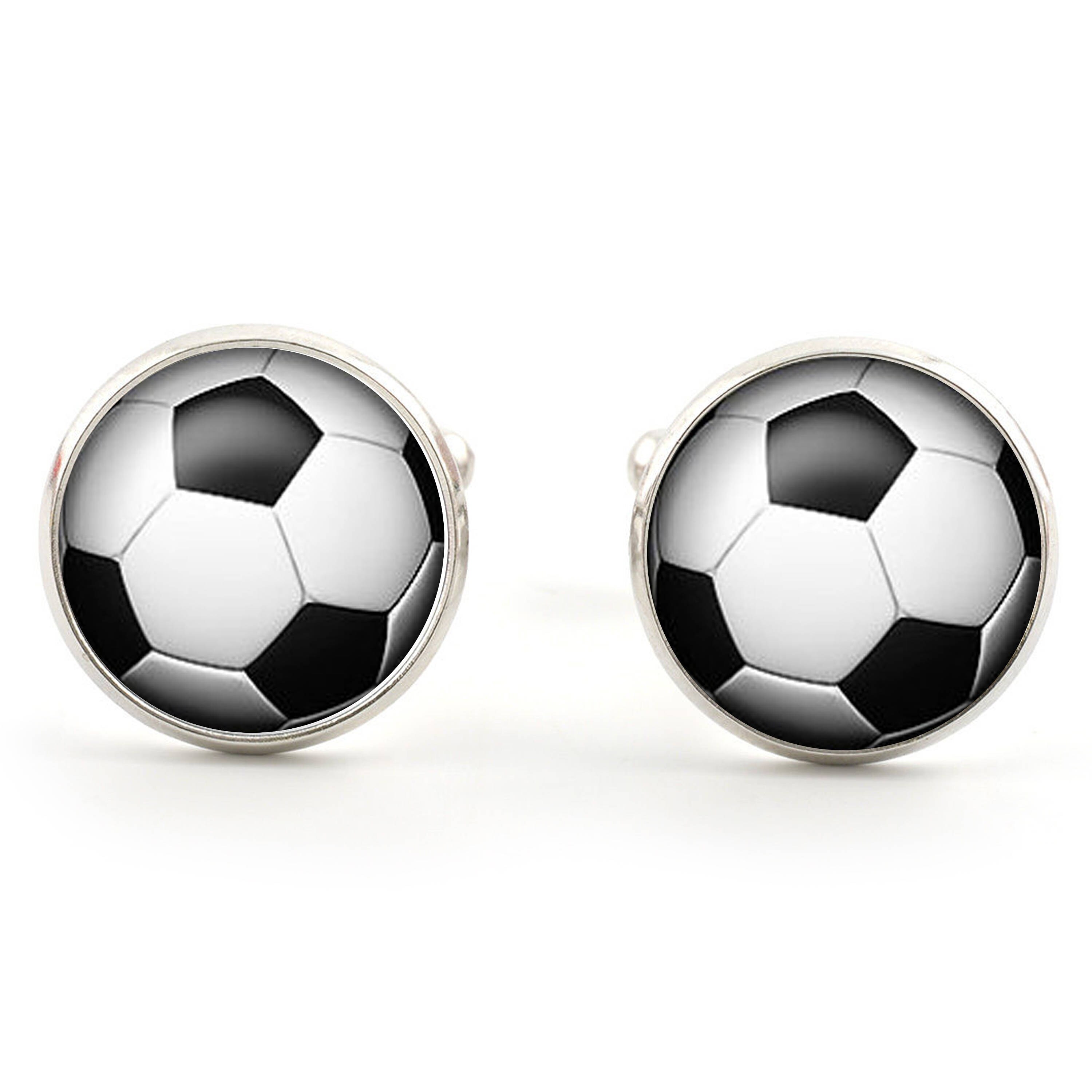 FOOTBALL Cufflinks Silver Plated Cuff Links in Presentation Etsy