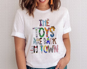 Toy Story Shirt, The Toys Are Back In Town, Disney Shirts for Men, Disney Shirts for Women, Family Disney Shirts