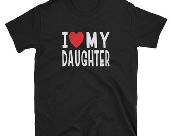 I Love My Daughter Family Love Heart Gift