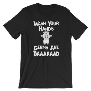 School Nurse Shirt / Funny Nurse Shirt / Sheep TShirt / School Nurse Gift / School Nurse Tee / Nurse Gift / Nurse Tee / Hand Washing Shirt image 1