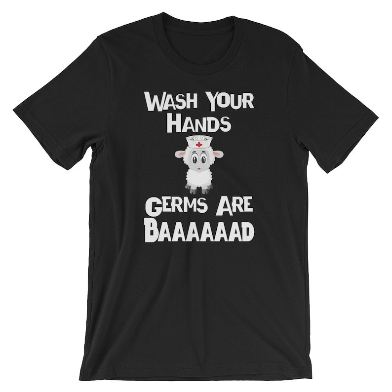 School Nurse Shirt / Funny Nurse Shirt / Sheep TShirt / School Nurse Gift / School Nurse Tee / Nurse Gift / Nurse Tee / Hand Washing Shirt image 1