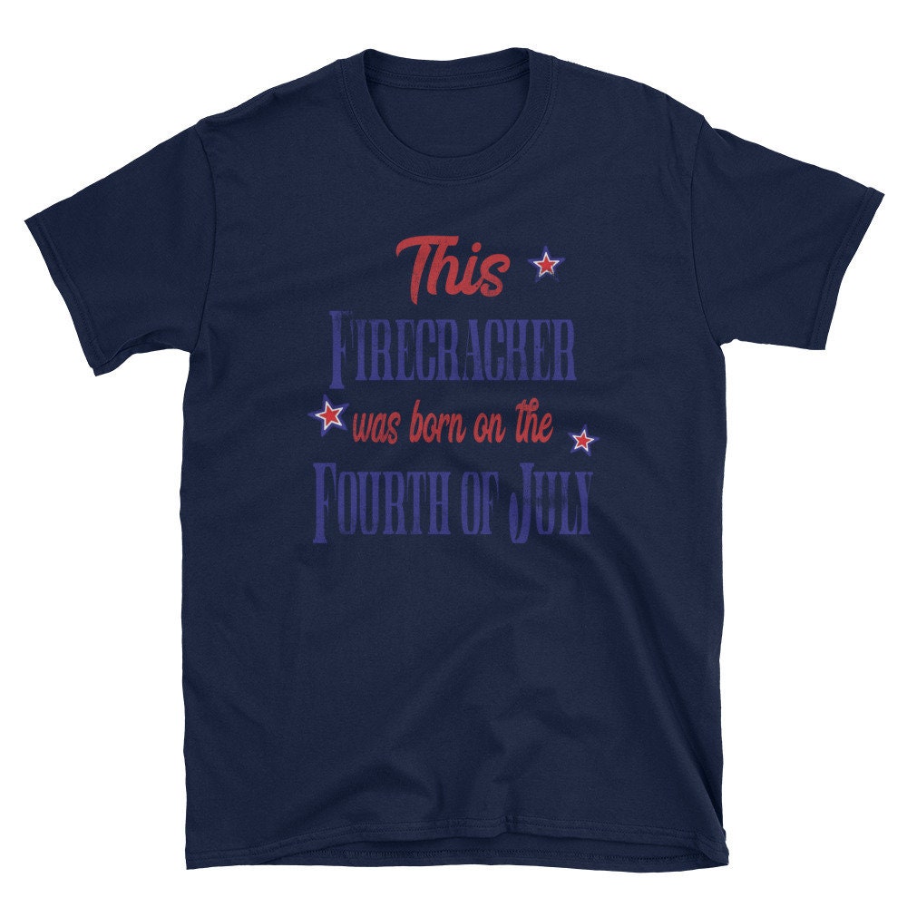Vintage July Birthday Shirt /july Birthday / Fireworks / Patriotic