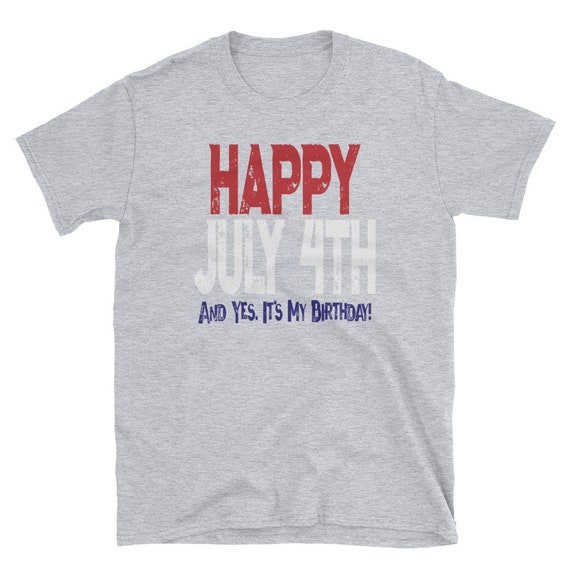 July Birthday Shirt /july Birthday / Fireworks / Patriotic Etsy