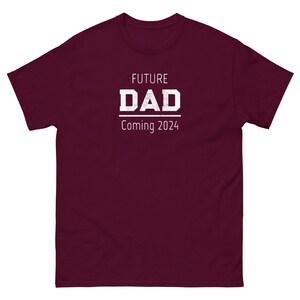 Future Dad 2024 T-Shirt / Baby Announcement for New Daddy / Father&#39;s Day Gift / Christmas Present