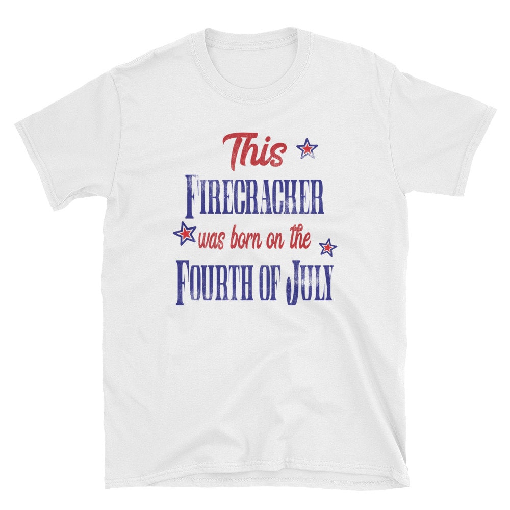 Vintage July Birthday Shirt /july Birthday / Fireworks / Patriotic