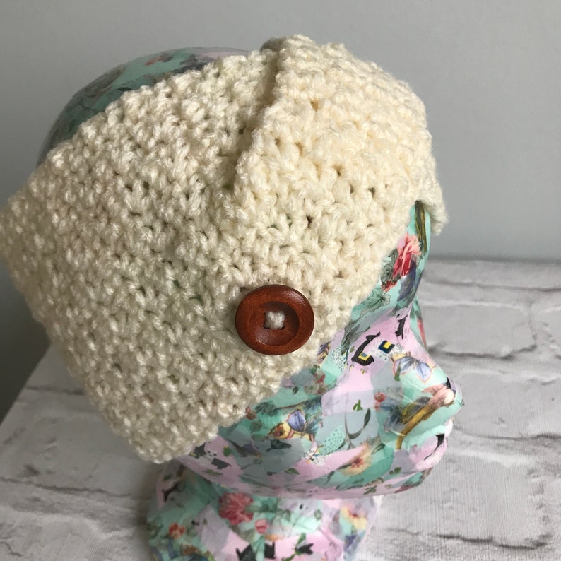 Warm Earmuff Ladies Turban Earmuff Winter Headwear Twisted Crochet Headband Gift for Her Twisted Turban Earwarmer Turban Headwrap