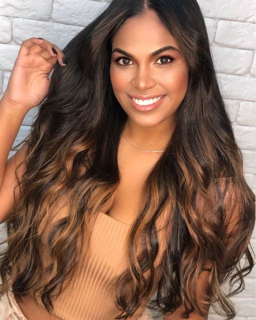 24 Chocolate Brown Ombre Caramel Honey Highlights Balayage - Etsy Australia 24 Chocolate Brown Ombre Caramel Honey Highlights Balayage - Etsy Australia