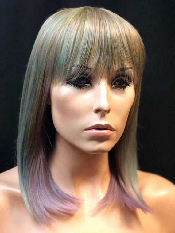synthetic wigs etsy