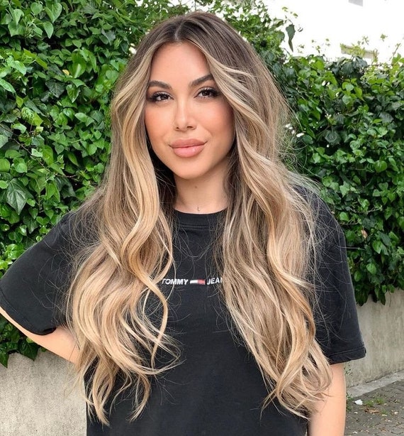 150% Virgin Human Hair Sun-kissed Blonde Balayage Ash Brown - Etsy Ireland 150% Virgin Human Hair Sun-kissed Blonde Balayage Ash Brown - Etsy Ireland