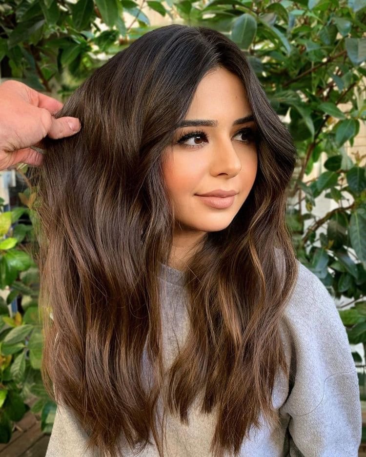 20 Chocolate Brown Light Caramel Highlights Balayage - Etsy 20 Chocolate Brown Light Caramel Highlights Balayage - Etsy