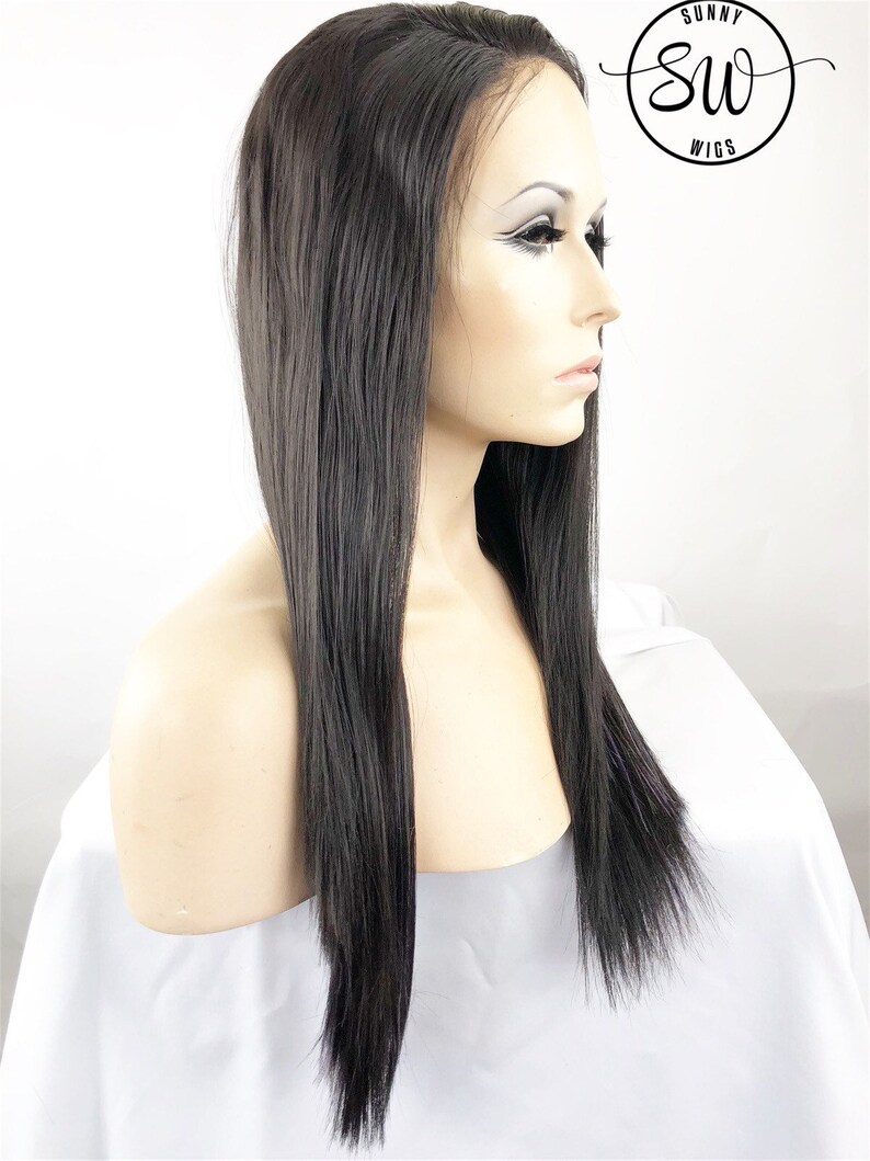 Black W Purple Peekaboo Ombre Hand Tied Monofilament Lace Etsy