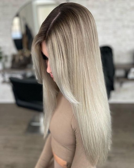 Platinum Blonde Straight Hair Wig 150% Density Virgin Human - Etsy Canada Platinum Blonde Straight Hair Wig 150% Density Virgin Human - Etsy Canada