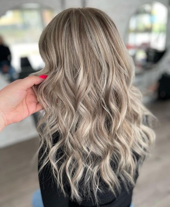 Voluminous Wavy Hair(Blonde Ombre)