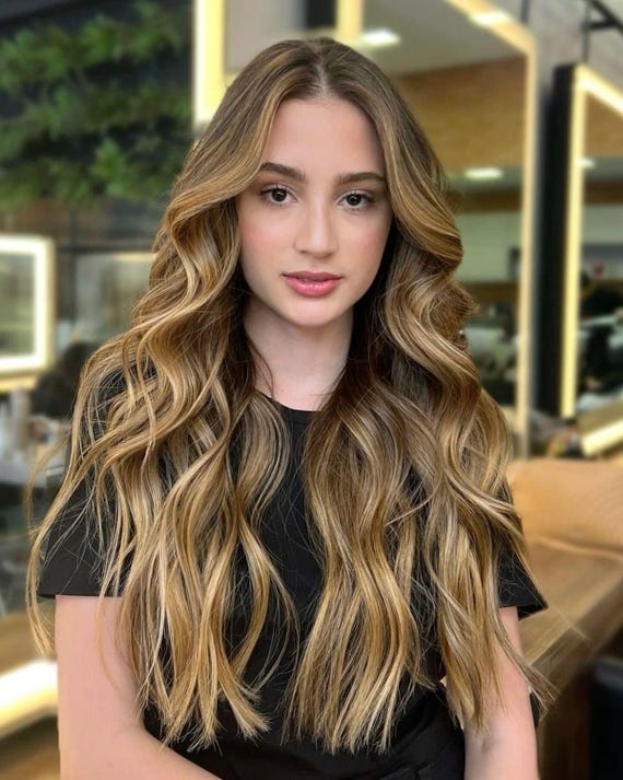 Honey Bronde Caramel Blonde Brown Hair 100 Virgin Real Human Hair Wig 125 Density 13x6 Lace Front Wig 26 HD Invisible Lace Wig Etsy UK