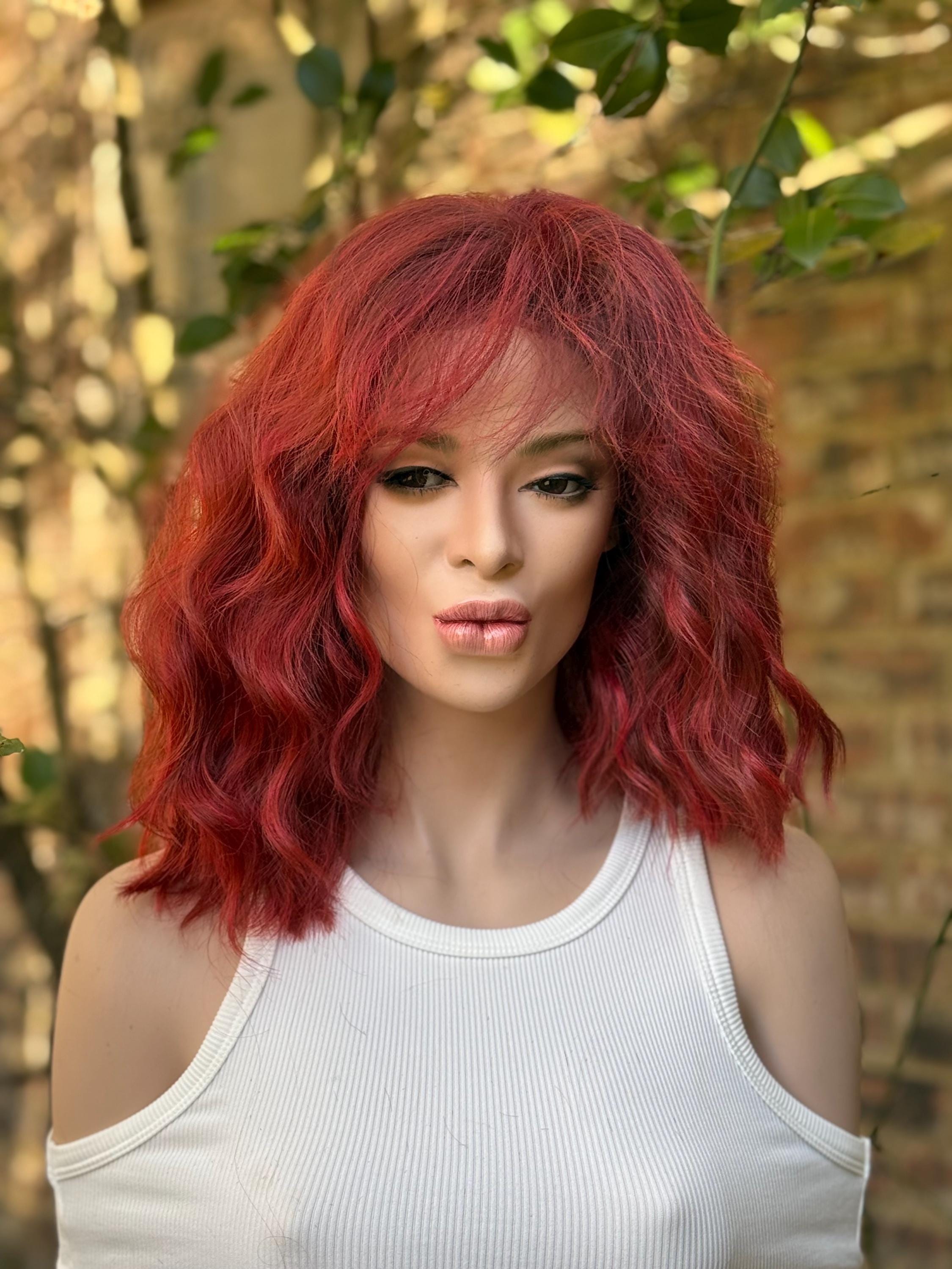 Ombre Wine Wig - Etsy