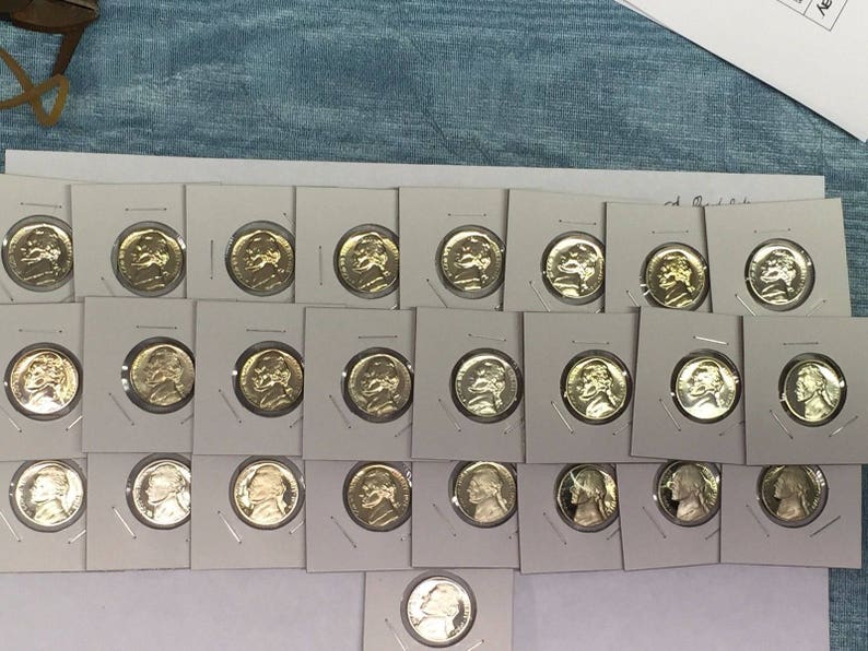 1956 1 pc P Jefferson Nickel Choice//Gem BU Coin