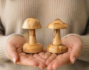 Wood Mushrooms turned from Honeysuckle