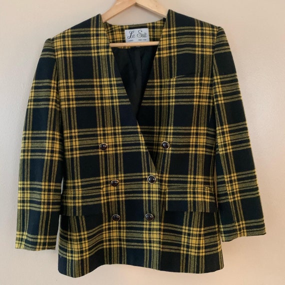 1980s double breasted Cher Clueless blazer by Le S