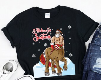 santa centaur sweater