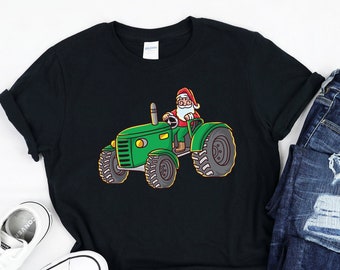 Christmas Farmer Shirt | Farmer Claus | Funny Christmas Farming Gift For Farm Workers | T-Shirt | Tank Top | Sweatshirt | Hoodie