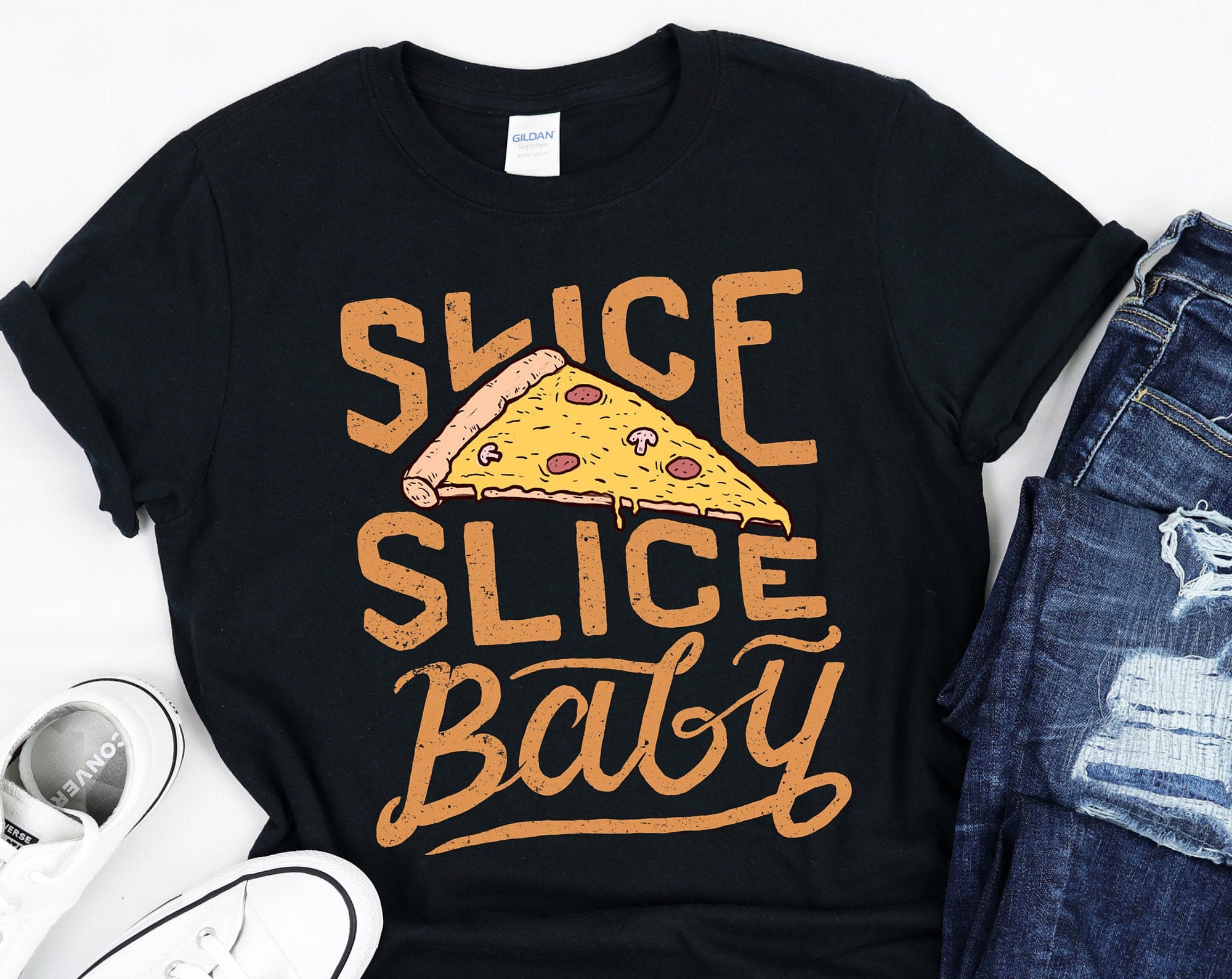 Vintage Pizza Shirt | Slice Slice Baby