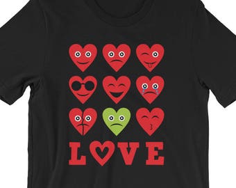 Blow A Kiss Emoji T-shirt Kissing Emoji T-shirt Smiley Face - Etsy