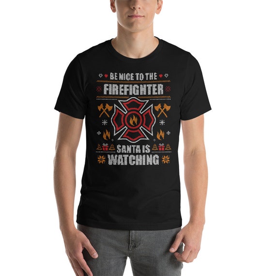 firefighter ugly sweater