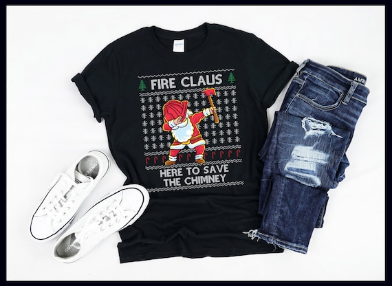 Fireman ugly sweater sale