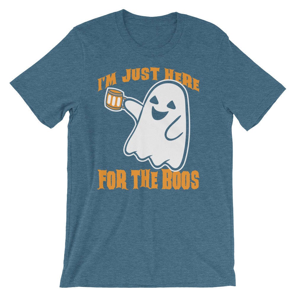 Discover I'm just here for the Boos Shirt Beer Drinking Halloween UNISEX T-Shirt