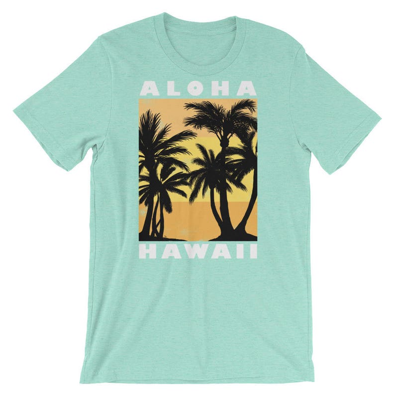 Aloha Beaches Hawaii T-Shirt Vintage Palms Shirt Vacation Gift image 10