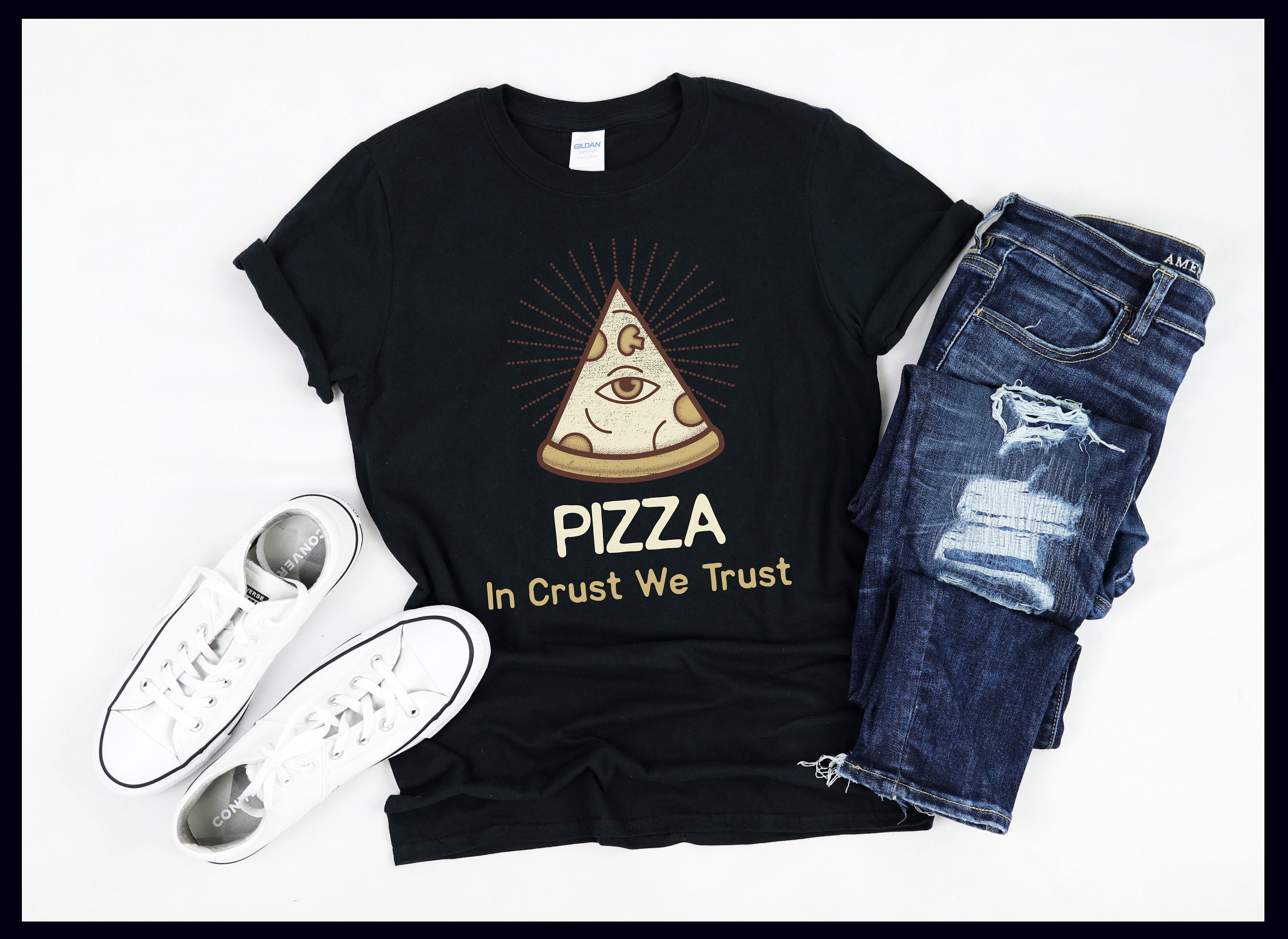Pizza illuminati shirt Clearance