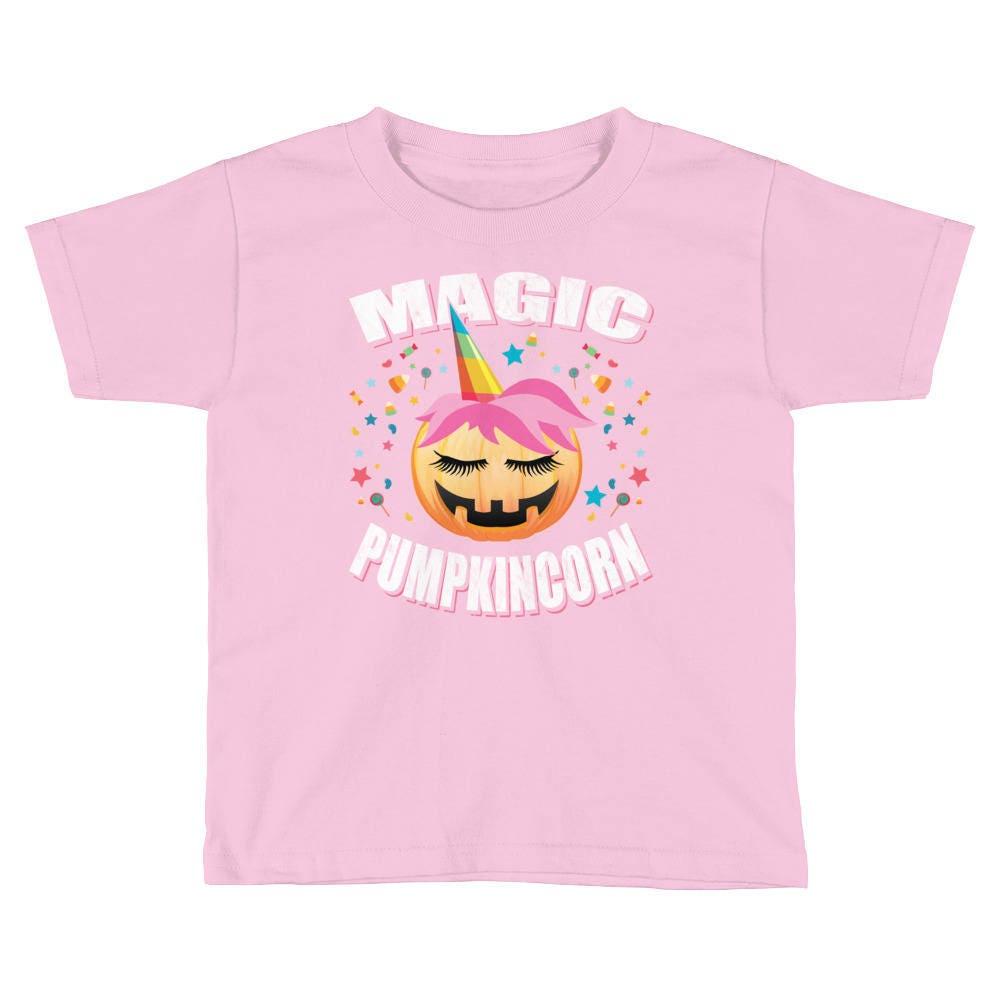 Discover KIDS Magic Pumpkin Unicorn Shirt Pumpkincorn Halloween T-Shirt