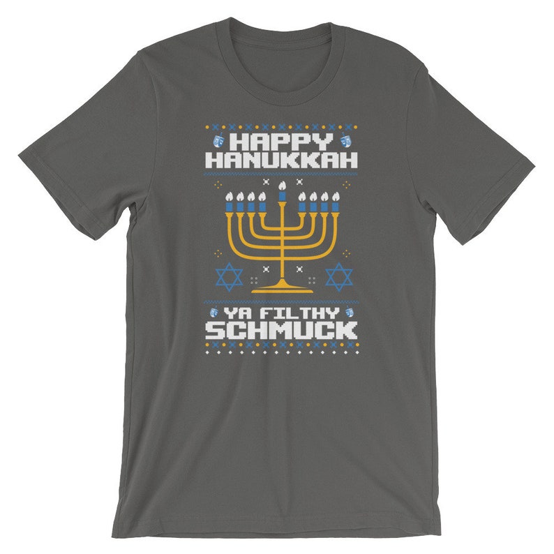 Happy Hanukkah Ya Filthy Schmuck Jewish Ugly Christmas Sweater - Etsy